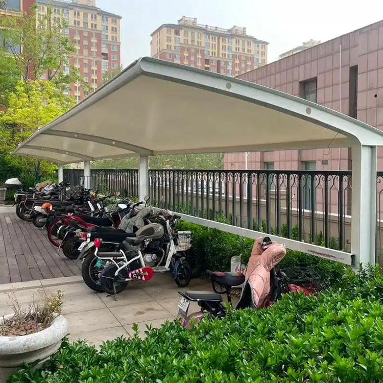 西双版纳膜结构电动车棚